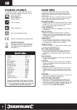 Preview for 5 page of Silverline 398920 Manual