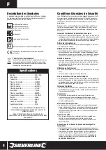 Preview for 9 page of Silverline 398920 Manual