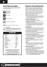 Preview for 13 page of Silverline 398920 Manual