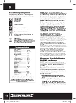 Preview for 13 page of Silverline 413114 Manual