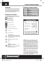 Предварительный просмотр 22 страницы Silverline 442463 Manual