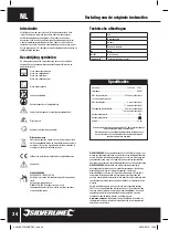 Предварительный просмотр 34 страницы Silverline 442463 Manual