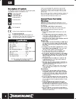 Preview for 5 page of Silverline 444658 User Manual