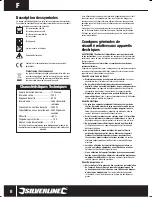 Preview for 9 page of Silverline 444658 User Manual