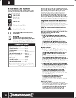 Preview for 13 page of Silverline 444658 User Manual