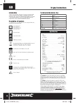 Preview for 4 page of Silverline 521457 Manual