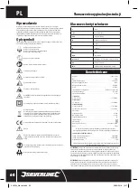 Preview for 60 page of Silverline 546534 Original Instructions Manual