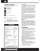 Preview for 4 page of Silverline 580430 User Manual