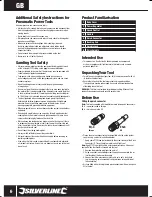 Preview for 6 page of Silverline 580430 User Manual