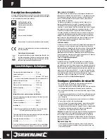 Предварительный просмотр 10 страницы Silverline 580430 User Manual