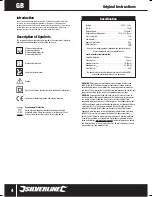 Preview for 4 page of Silverline 613346 Original Instructions Manual