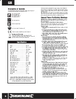 Preview for 6 page of Silverline 613578 Instruction Manual