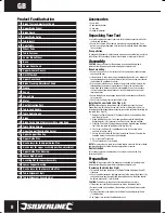 Preview for 8 page of Silverline 613578 Instruction Manual