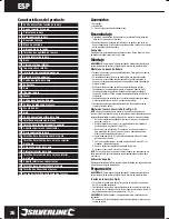 Предварительный просмотр 26 страницы Silverline 613578 Instruction Manual