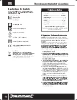 Preview for 12 page of Silverline 631977 Original Instructions Manual