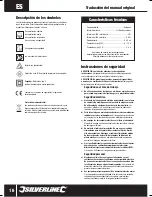 Preview for 16 page of Silverline 631977 Original Instructions Manual