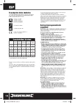 Preview for 16 page of Silverline 633548 Manual