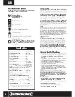 Preview for 5 page of Silverline 633629 Owner'S Manual