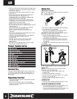 Preview for 7 page of Silverline 633629 Owner'S Manual