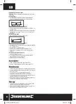 Preview for 6 page of Silverline 633665 Manual