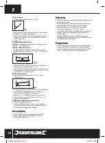 Preview for 10 page of Silverline 633665 Manual