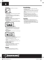 Предварительный просмотр 14 страницы Silverline 633665 Manual