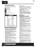 Preview for 13 page of Silverline 633847 Manual