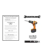 Предварительный просмотр 1 страницы Silverline 633852 User Manual