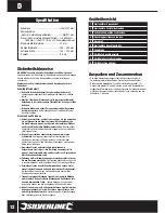 Preview for 13 page of Silverline 633936 User Manual