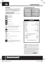 Preview for 4 page of Silverline 638542 Manual