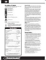 Preview for 4 page of Silverline 656578 Manual