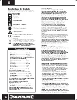 Preview for 16 page of Silverline 656578 Manual