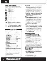 Preview for 34 page of Silverline 656578 Manual