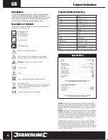 Preview for 4 page of Silverline 657946 Manual