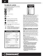 Предварительный просмотр 9 страницы Silverline 675062 User Manual