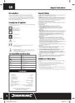 Preview for 6 page of Silverline 725352 Manual