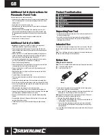 Preview for 7 page of Silverline 793759 Owner'S Manual