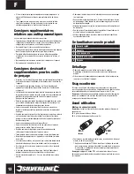 Preview for 13 page of Silverline 793759 Owner'S Manual