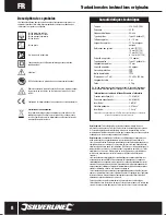 Preview for 8 page of Silverline 837800 Manual