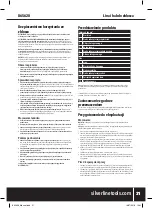 Предварительный просмотр 31 страницы Silverline 865628 Original Instructions Manual