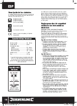 Preview for 16 page of Silverline 868245 Manual