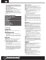 Preview for 6 page of Silverline 870944 User Manual