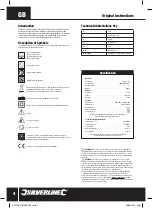 Preview for 4 page of Silverline 900798 Original Instructions Manual