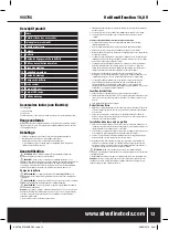 Предварительный просмотр 13 страницы Silverline 900798 Original Instructions Manual