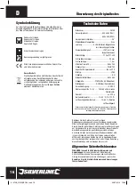 Preview for 18 page of Silverline 913738 Instructions Manual