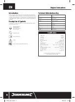 Preview for 8 page of Silverline 923943 Original Instructions Manual