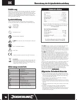 Предварительный просмотр 16 страницы Silverline 942944 User Manual