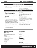 Preview for 49 page of Silverline 943676 Manual