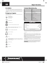 Preview for 4 page of Silverline 947560 Manual