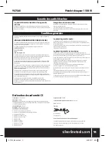 Preview for 11 page of Silverline 947560 Manual